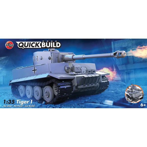 Maquette voiture : quickbuild : Tiger I - Airfix-J6041