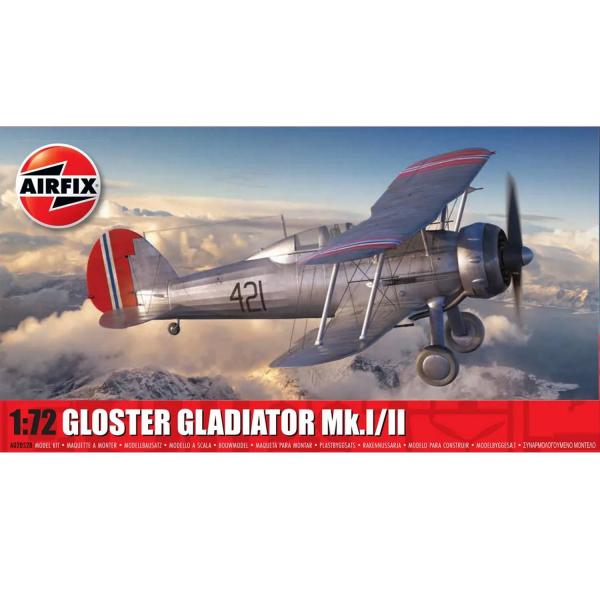 Maquette avion : Gloster Gladiator Mk.I/Mk.II - Airfix-A02052B