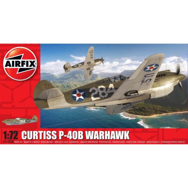 Modelo de avión : Curtiss P-40B Warhawk - Airfix-A01003B