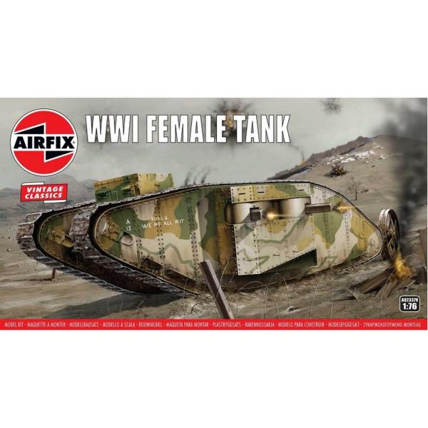 Panzermodell: Vintage Classics: WWI Female Tank - Airfix-A02337V