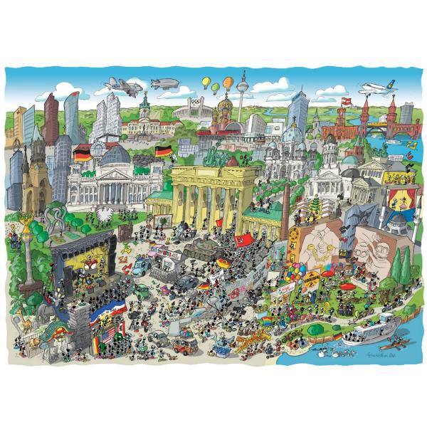 1080 pieces puzzle: Berlin - Akena-58145