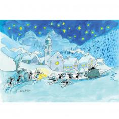 Puzzle mit 540 Teile: Schneefall
