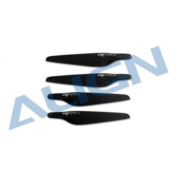 MD0700A Hélices 7" Carbone noires - Align - MD0700A