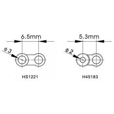 H45183T - Double chape - T-rex 450