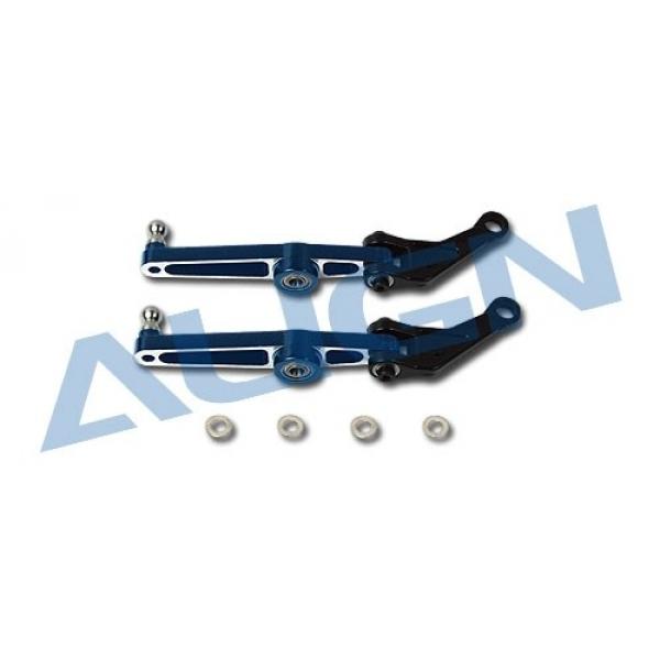 Bras de washout alu bleu - T-rex 600 Align - HN6092T-84