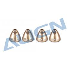 M425001XVT Écrous d'hélices MR25 alu Champagne Gold - Align