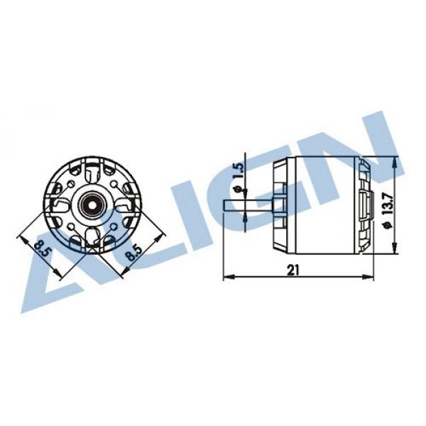 HML15M01 - Moteur Brushless T-rex 150 - Align - REZ-HML15M01