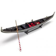 Wooden boat model : Venitian Gondola