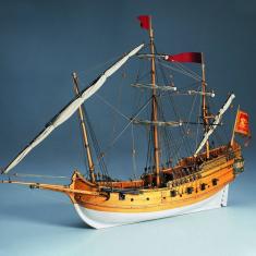 Schiffsmodell aus Holz: Polacca