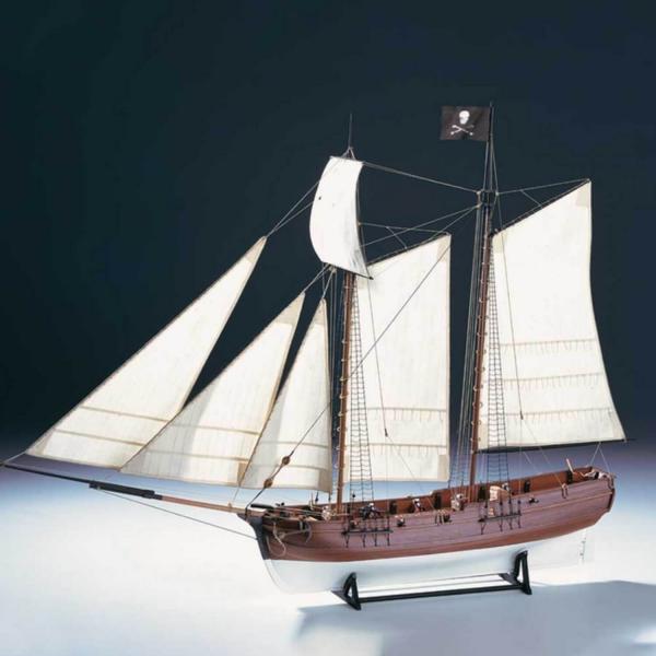Modelo de barco de madera: Barco pirata de aventuras - Amati-B1446