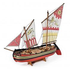 Maquette bateau de pêche : Trabaccolo