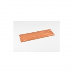Accessory for wooden model boat: Varnished wooden base 50X15X2 cm