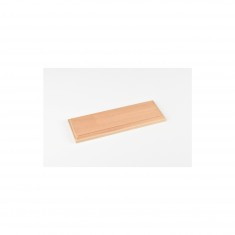 Accessory for wooden model boat: Natural wooden base 30 X 10 X 2 cm