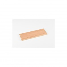 Zubehör für Holzmodellboote: Naturholzsockel 30 X 10 X 2 cm