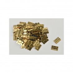 Brass hinges x100 - 15x10 mm