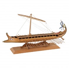 Schiffsmodell aus Holz: Birème Grecque