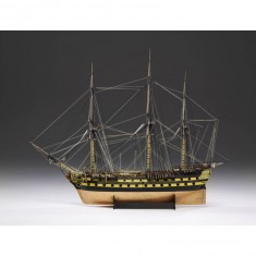 Wooden ship model: HMS Vanguard