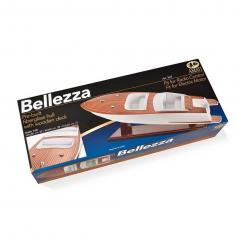 Modellboot aus Holz mit Motor : Motorboot Bellezza