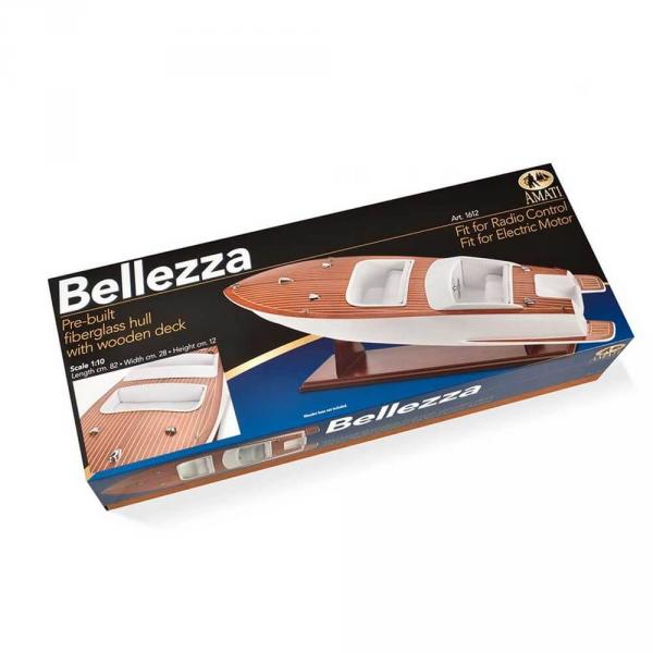 Modellboot aus Holz mit Motor : Motorboot Bellezza - Amati-B1612
