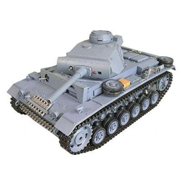 A saisir Char RC Panzerkampfwg III Son Fumée 2.4GHZ AMEWI QC Edition - Reconditionné - 23063-REC