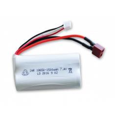 Batterie Li-ion 2S 7.4V 1500mAh 1/12