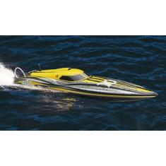 SpeedBoat ALPHA 1060mm 4-6S Jaune Flame Scheme