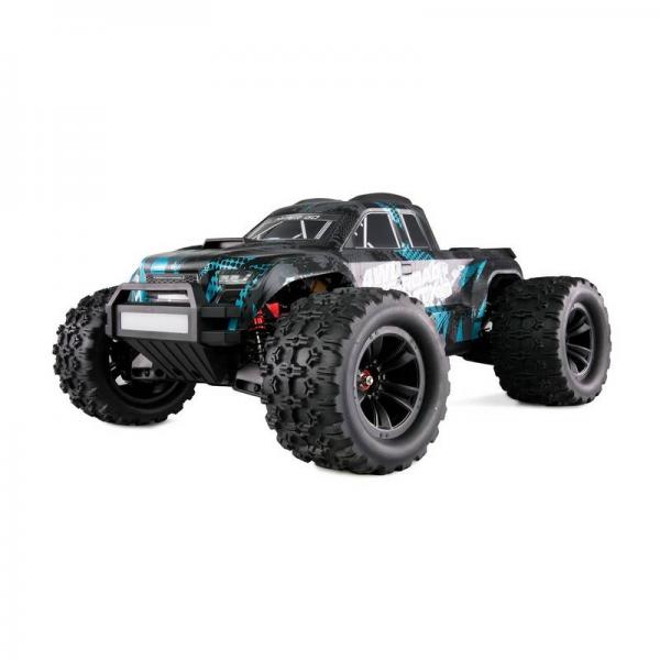 Véhicule Hyper Go MTX10 Monstertruck Brushless 1/10 ARTR-Noir & Bleu - Amewi-22688