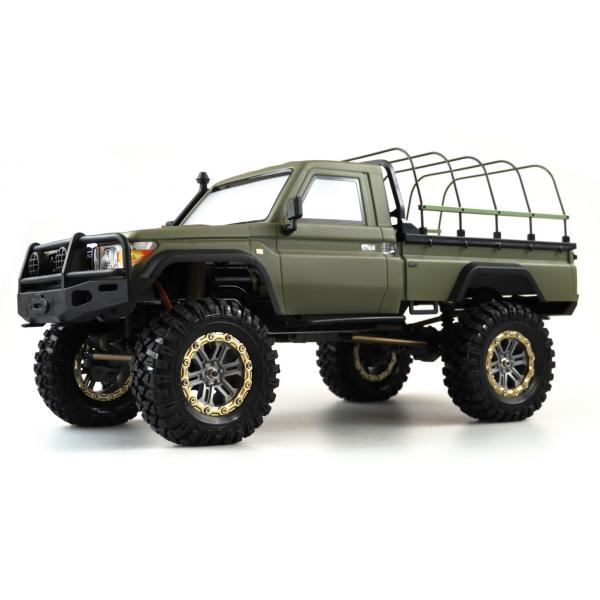 Pick-Up RCX10PS Crawler 1/10 Kaki RTR Version PRO transmission métal - 22461