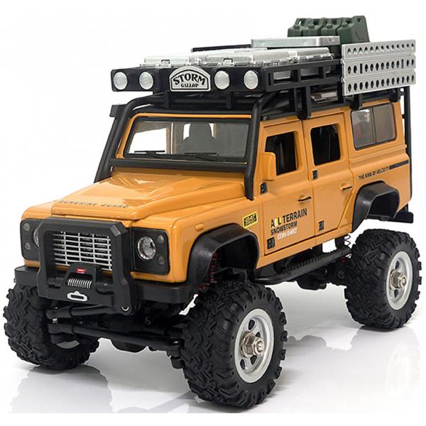 D90X28 Metall Scale Crawler 4WD 1:28e RTR Jaune - 22567