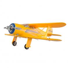 Avion biplan AMXFlight Beech jaune  D17s - 3D/6G - RTF