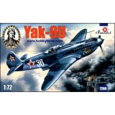 Yakovlev Yak-9U Soviet fighter - 1:72e - Amodel