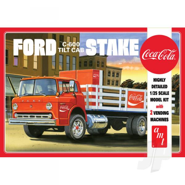 Ford C600 Stake Bed w/Coca-Cola Machines - AMT1147