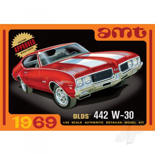 1:25 1969 Olds W-30 442 - AMT1105