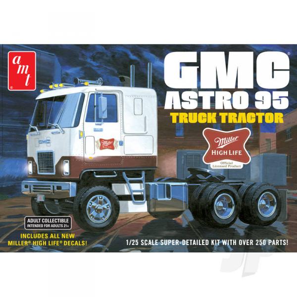GMC Astro 95 Semi Tractor (Miller Beer) - AMT1230
