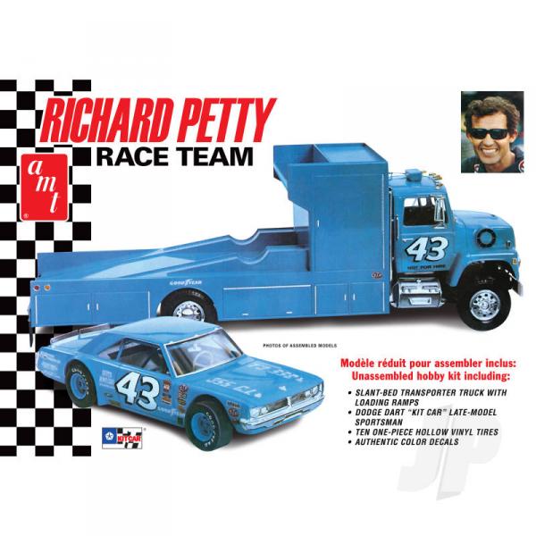 Richard Petty Race Team Dodge Dart Sportsman & LN8000 Hauler Truck - AMT1072