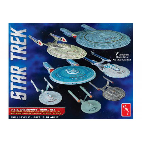 1:2500 Star Trek U.S.S. Enterprise Box Set - Snap - AMT954