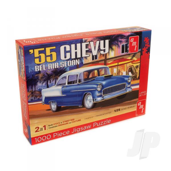 1955 Chevy Bel Air 1000 Piece Jigsaw Puzzle - AMT - AWAC009-BELAIR