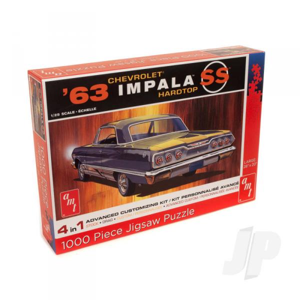 1963 Chevrolet Impala SS 1000 Piece Jigsaw Puzzle - AMT - AWAC009-IMPALA