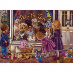 1000 Teile Puzzle: Tiere zum Lieben