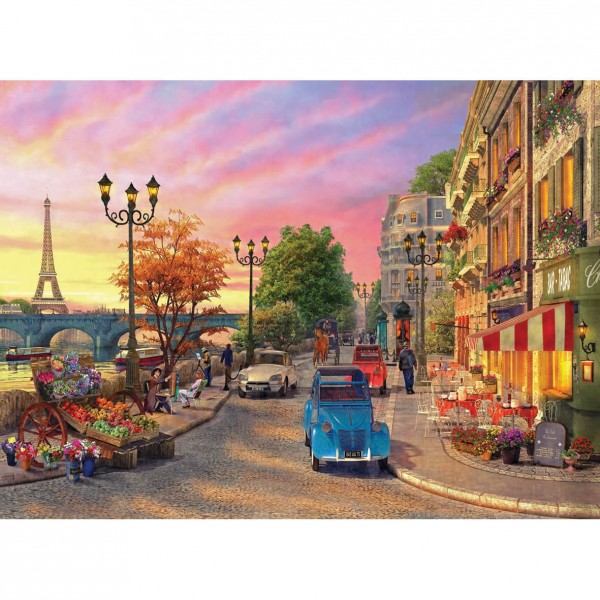 Anatolian Puzzle 1000 Pezzi "Café Des Paris" - Cartone Premium Antiriflesso - Prodotto Di Alta Qualità
