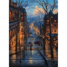 Puzzle 1000 pièces : Montmartre au printemps