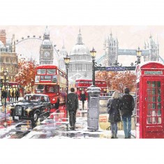 2000 Teile Puzzle: London unter dem Schnee