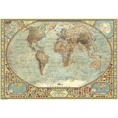 Puzzle de 2000 piezas: mapa del mundo