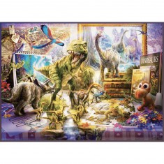 Puzzle de 1000 piezas: el despertar de las figuras de dinosaurios, Jan Patrik