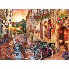 Puzzle de 1000 piezas: Bicicletas en Toscana, David Maclean