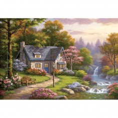 2000 pieces Jigsaw Puzzle: Storybrook Cottage, Sung Kim