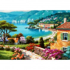 1500 pieces puzzle: Lakeside, Sung Kim