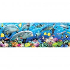 Panoramapuzzle mit 1000 Teilen: Unterwasser