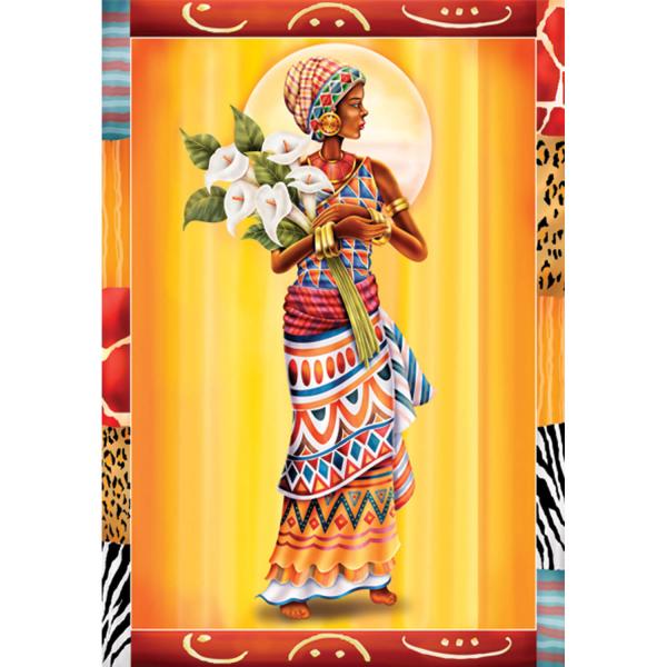 2x500 Teile Puzzle: Afrikanische Damen - Anatolian-ANA3619