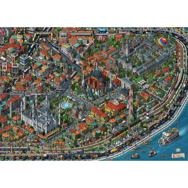 Puzzle 3000 pièces : Fractale Istanbul  - Anatolian-ANA4913